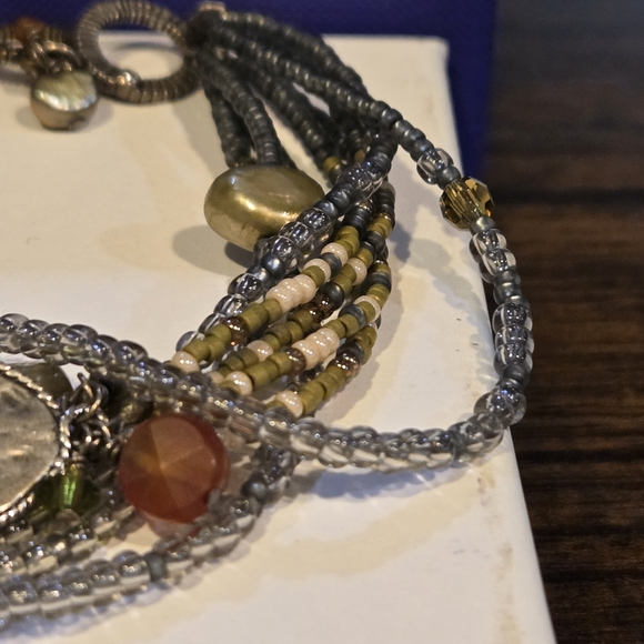 Silpada Silver and Gold Beaded Bracelet - Picture 4 of 5